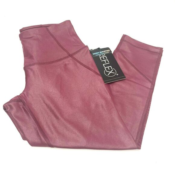 NEW 90 Degree by Reflex Women Waistband Capri Legging Size S Cherry Great Gift - Picture 9 of 10